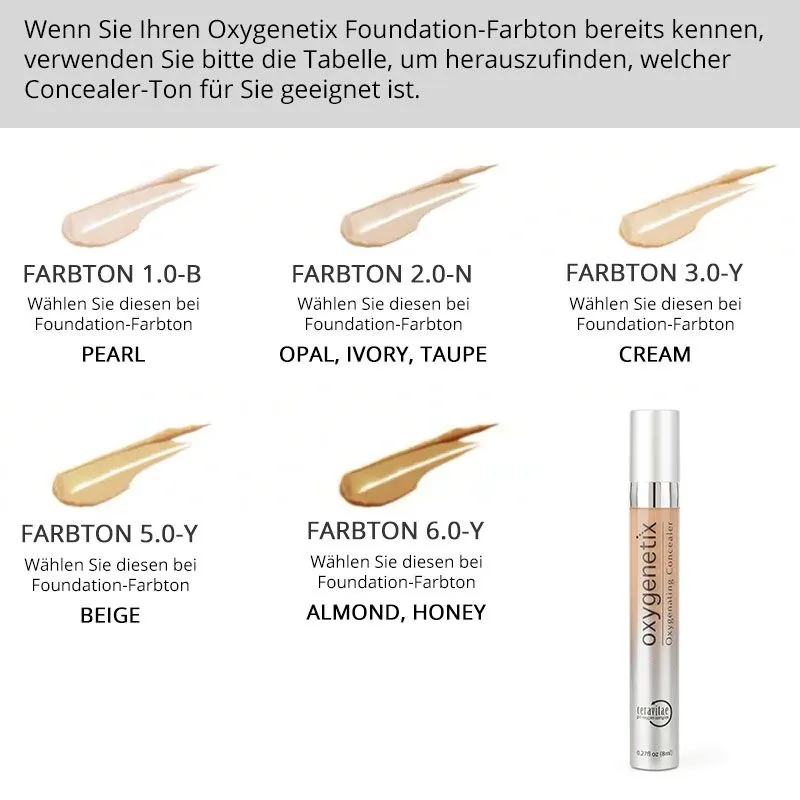 Oxygenetix Concealer N-1.0, 8 ml Opa-Ivory-Taupe - ehemals 2.0-N