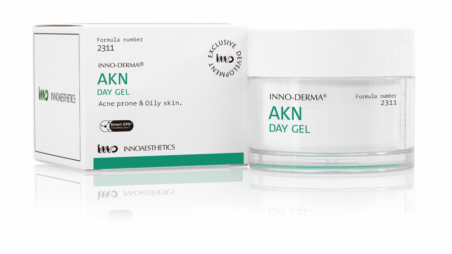 INNO Derma AKN Day Gel: Innovative Talgregulierung für Akne-anfällige Haut, 50g