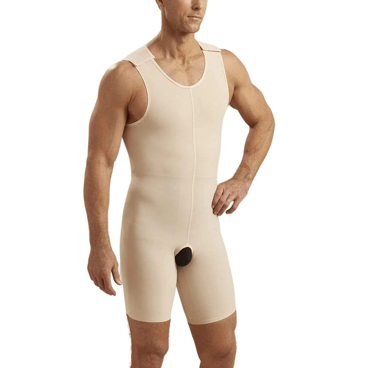 Marena Recovery MB2 Herren Kompressionsbody: Perfekte Unterstützung nach Bauchdeckenstraffung (Abdominoplastik) und Fettabsaugung