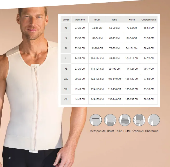Marena Recovery MB/SS Kompressionsbody für optimale Genesung nach Bauchdeckenstraffung, Liposuktion und Fettabsaugung