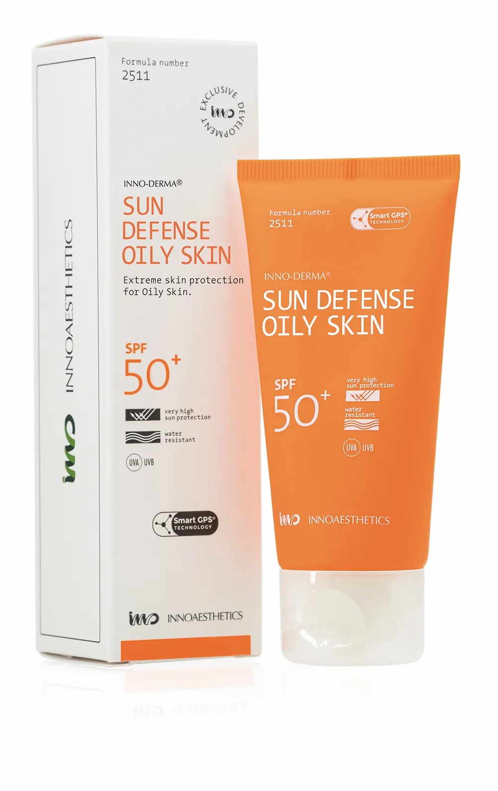 INNO Derma SUN DEFENSE UVP 50+ Oily Skin: Sonnenschutz für fettige und Akne-anfällige Haut- 60 g